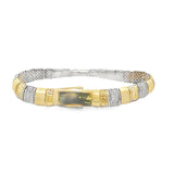 10K Gold Medusa Bracelet CZ - Ladies