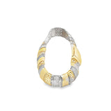 10K Gold Medusa Bracelet CZ - Ladies