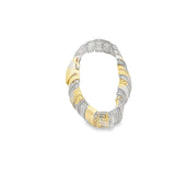 10K Gold Medusa Bracelet CZ - Ladies