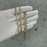 Solid Gold 10K Mariner Link Chain 4mm