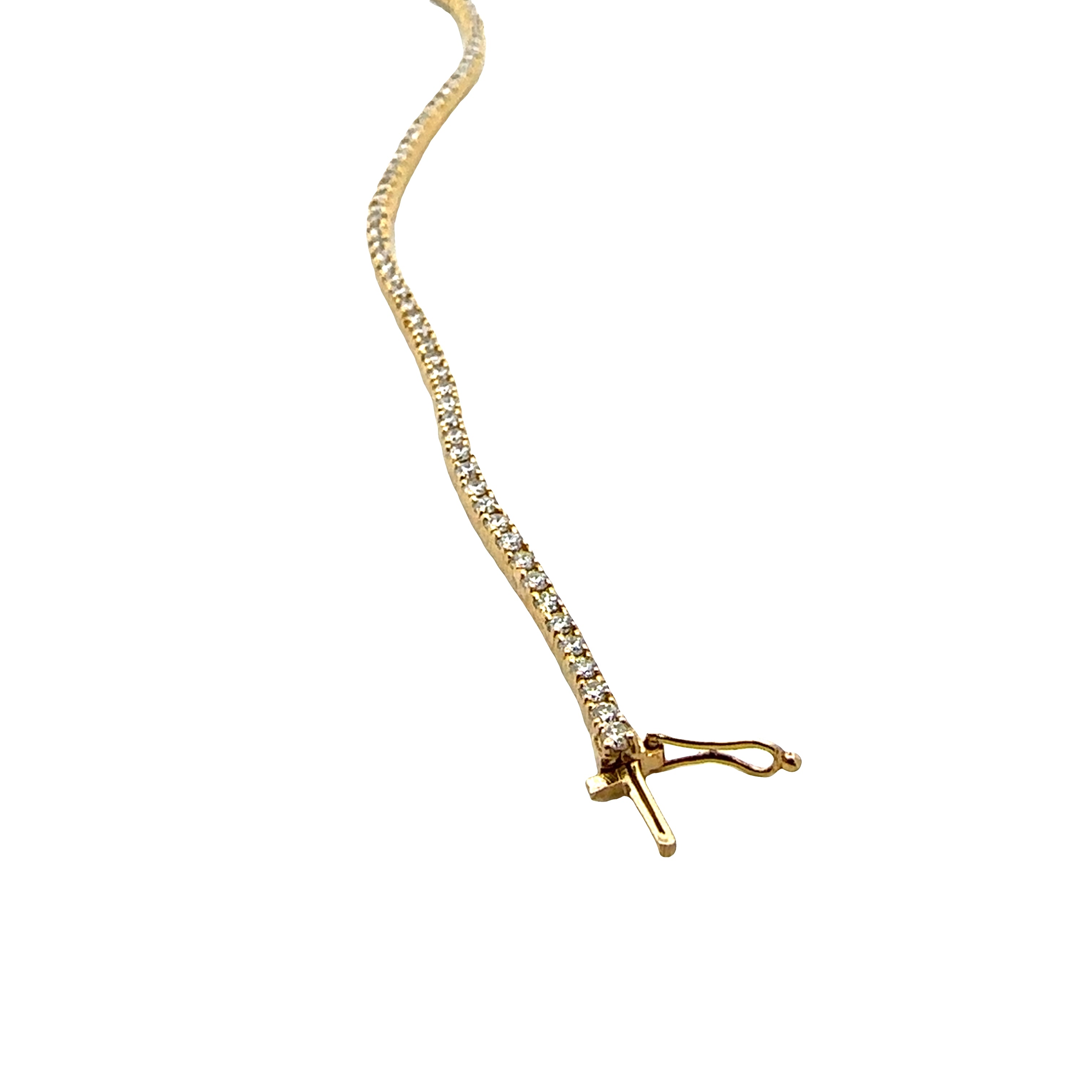 Bracelet de tennis en diamant - 1,5 mm