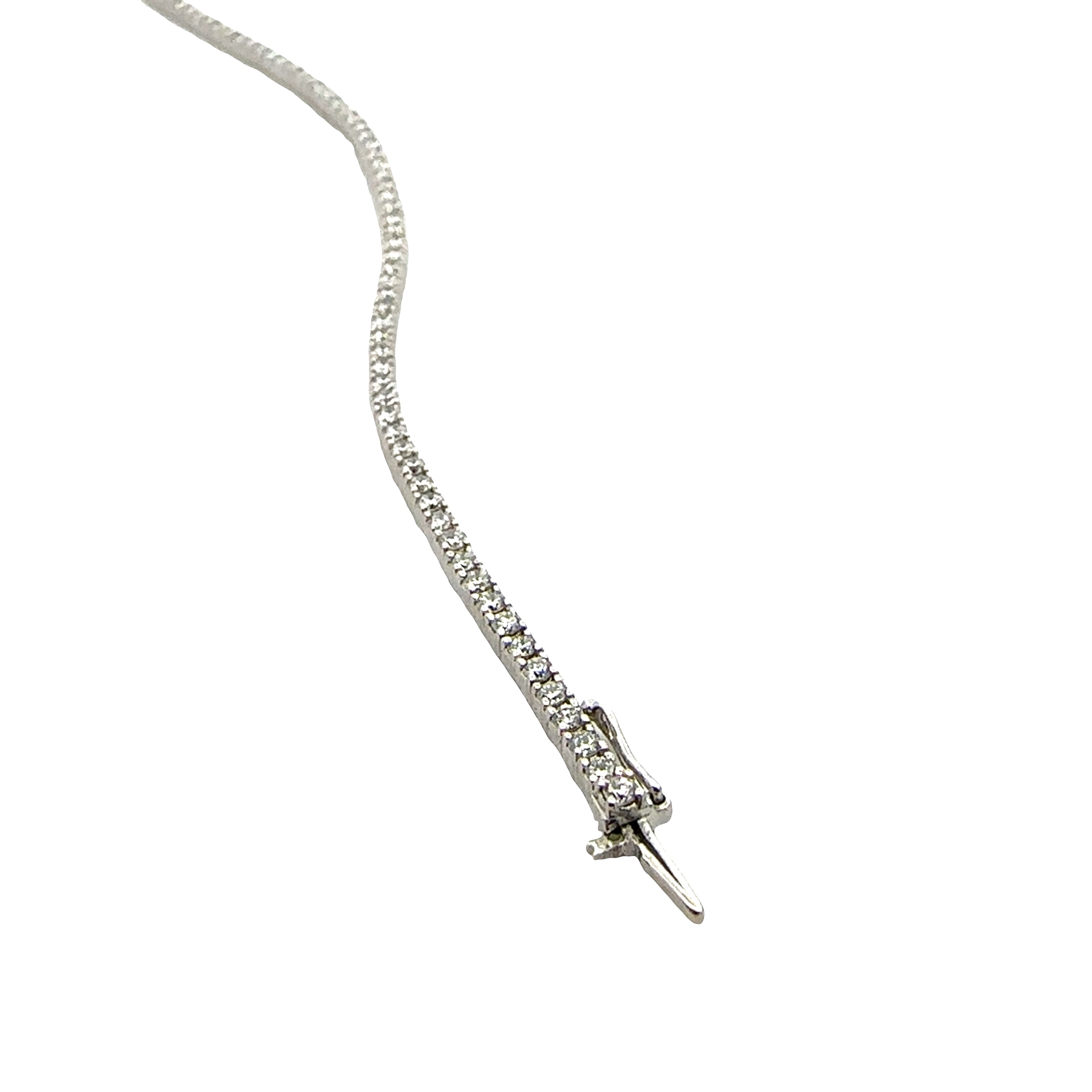 Bracelet de tennis en diamant - 1,5 mm