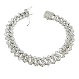 925 Silver Bracelet Zirconia