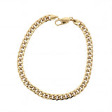 10K Solid Gold Cuban Bracelet