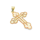 Orthodox Cross Pendant 10K Gold-Custom