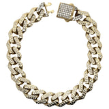 10k Gold Monaco Bracelet 12mm Monaco