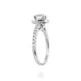 14K Round Cut Engagement Ring
