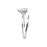 10K Pear Cut Engagement Ring Set