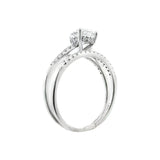 10K Pear Cut Engagement Ring Set
