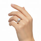 14K Round Cut Engagement Ring