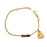 Little Bear Baby ID Bracelet 18K Gold
