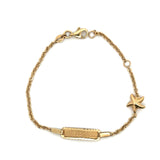 Star Baby ID Bracelet 10K Gold