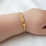 Curb Baby ID Bracelet 10K Gold