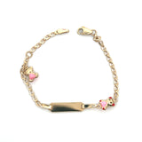 Little animal Baby ID Bracelet 10K Gold