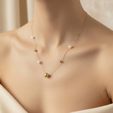 Freshwater Pearl Chain 10K Gold