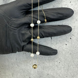 Freshwater Pearl Chain 10K Gold