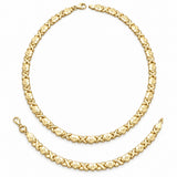Bloom Heart Set 10k Gold