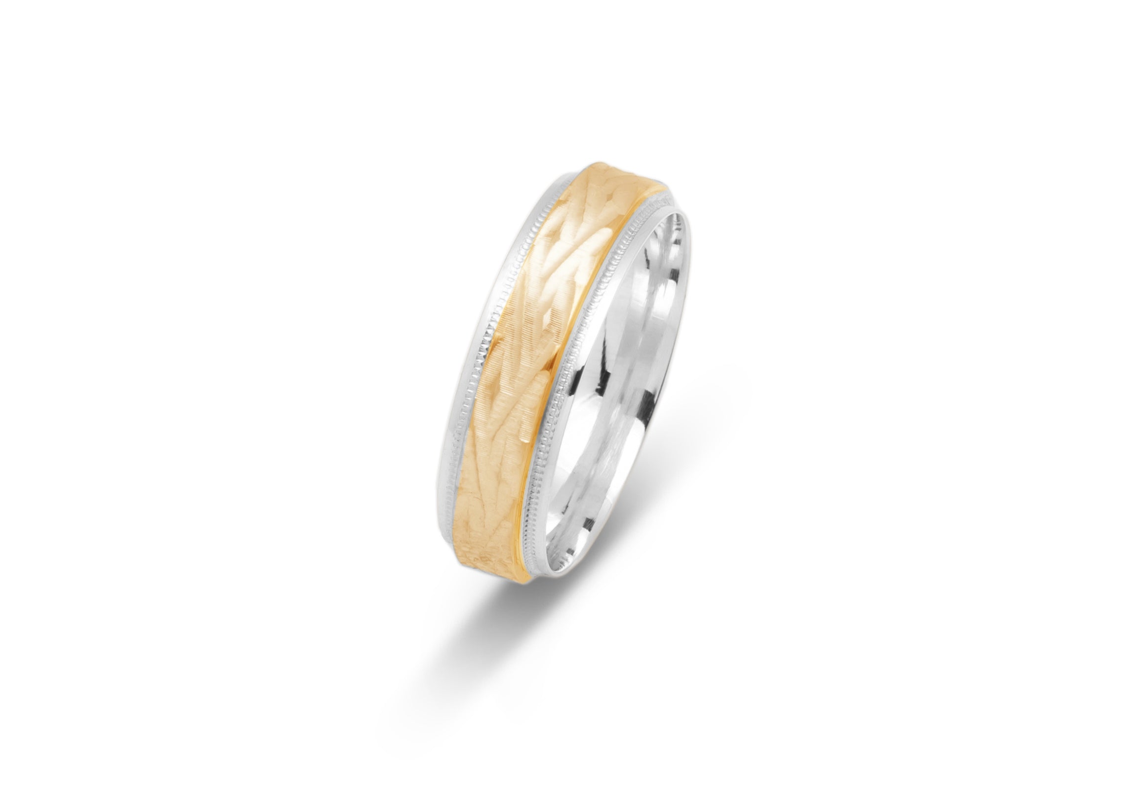 Gold Wedding Band Classic Two tone
