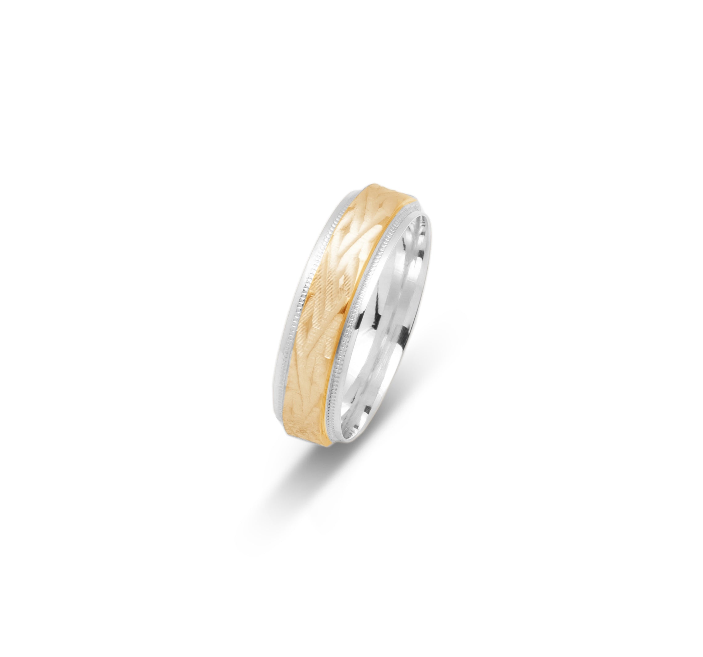 Gold Wedding Band Classic Two tone