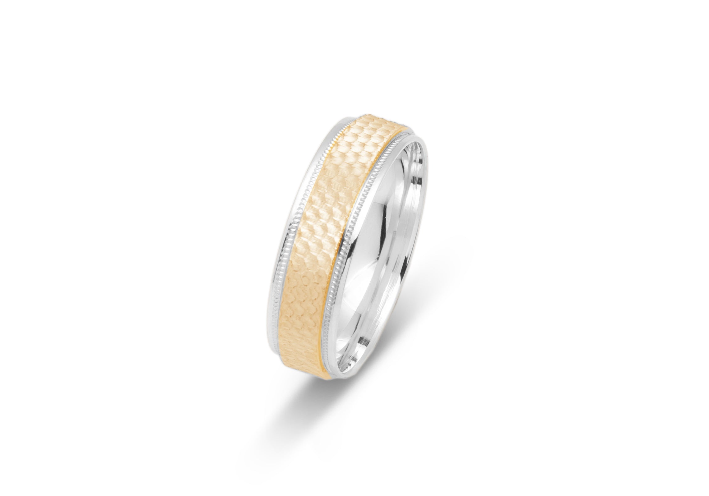 Gold Wedding Band Classic Two tone