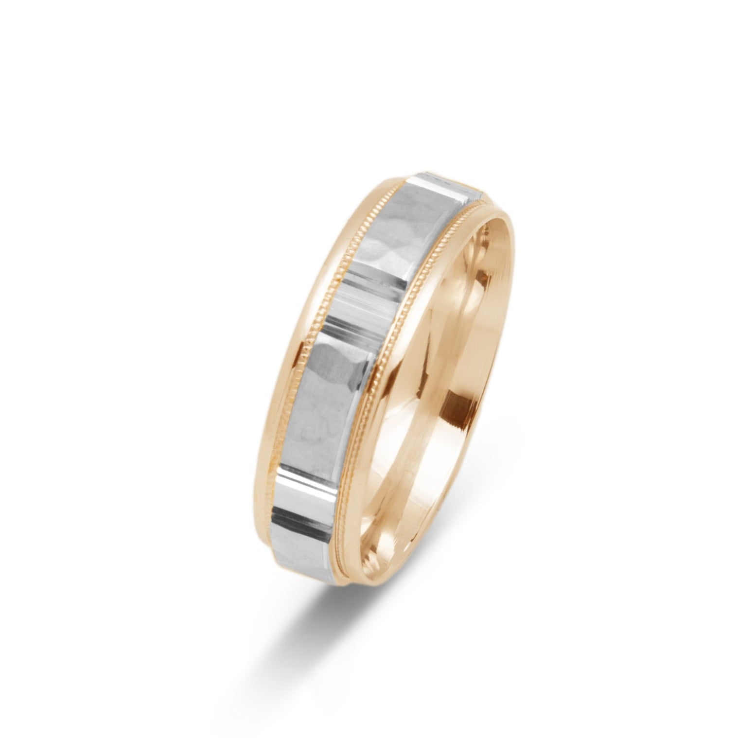 Gold Wedding Band Classic Two tone