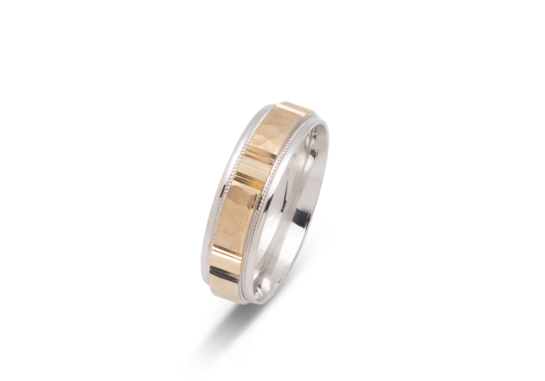 Gold Wedding Band Classic Two tone