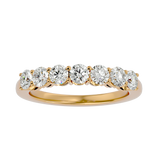Mika 1.2ctw Half Eternity Band