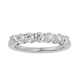 Mika 1.2ctw Half Eternity Band