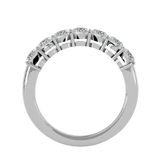 Mika 1.2ctw Half Eternity Band