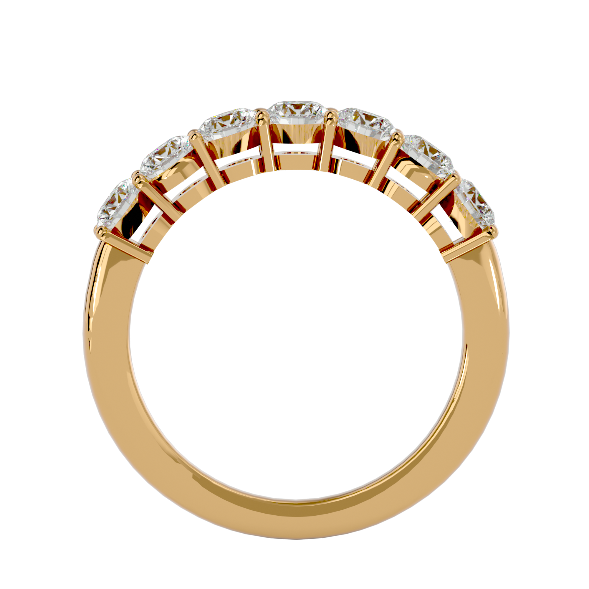 Bande demi-éternité Mika 1,2 ctw