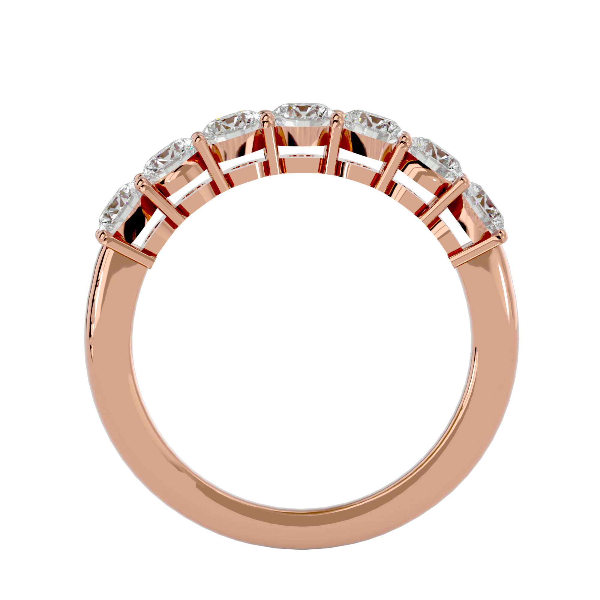 Bande demi-éternité Mika 1,2 ctw