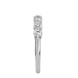 Mika 1.2ctw Half Eternity Band