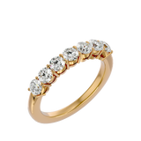 Mika 1.2ctw Half Eternity Band