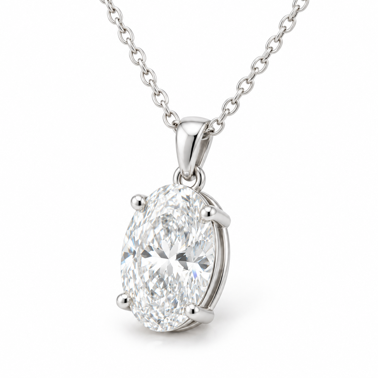 Collier en or 14 carats avec halo de diamants