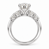 Bague à diamants poire et ovales — BeJolie Éclat