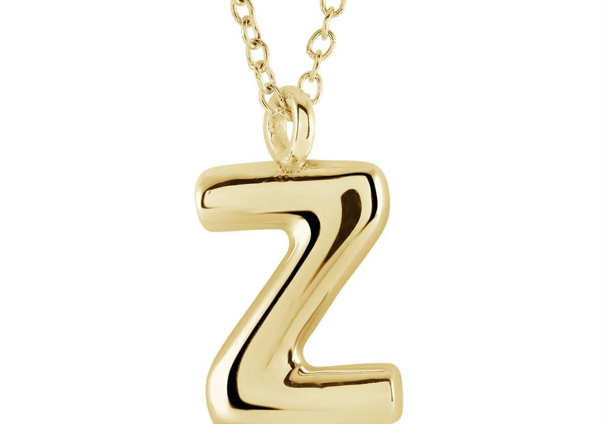 BUBBLE LETTER INITIAL