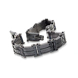 Black Carbon-Fibre Bracelet