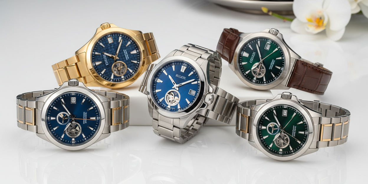 bulova and citizen watches