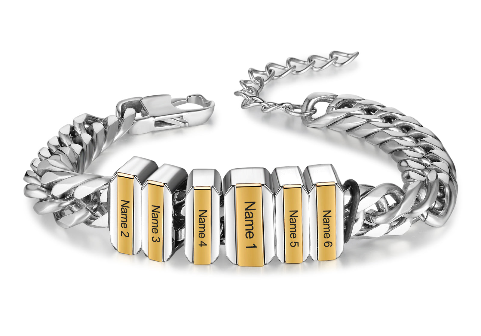 Cuban Link Personalized Beads