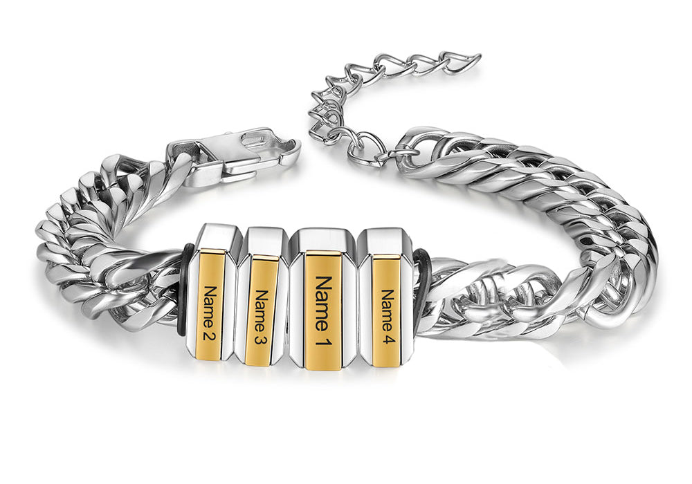 Cuban Link Personalized Beads