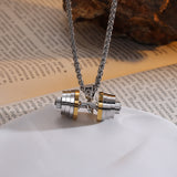 Dumbbel Necklace