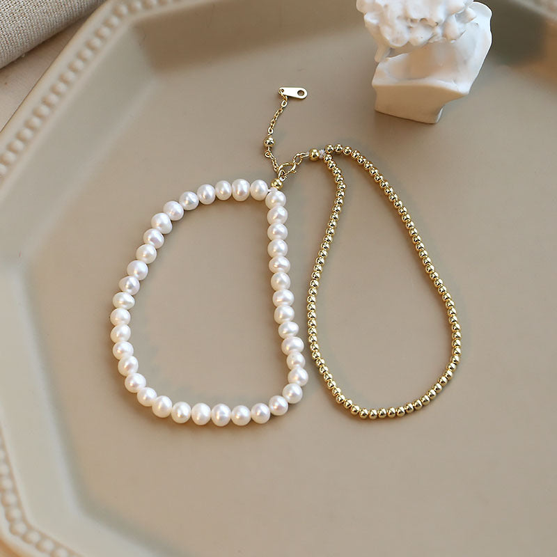 Half Pearl Bracelet
