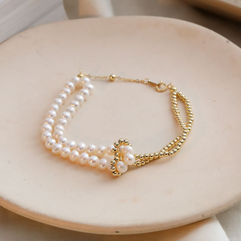 Half Pearl Bracelet