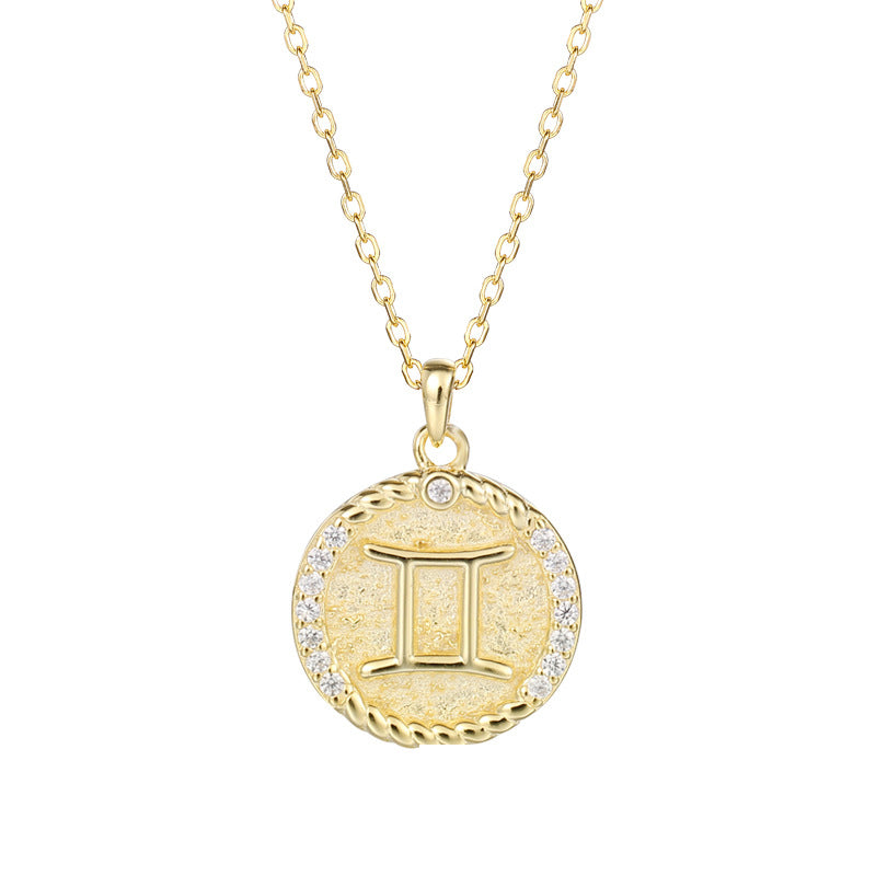 Round Zodiac Necklace