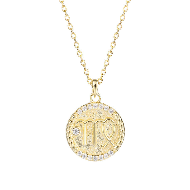 Round Zodiac Necklace