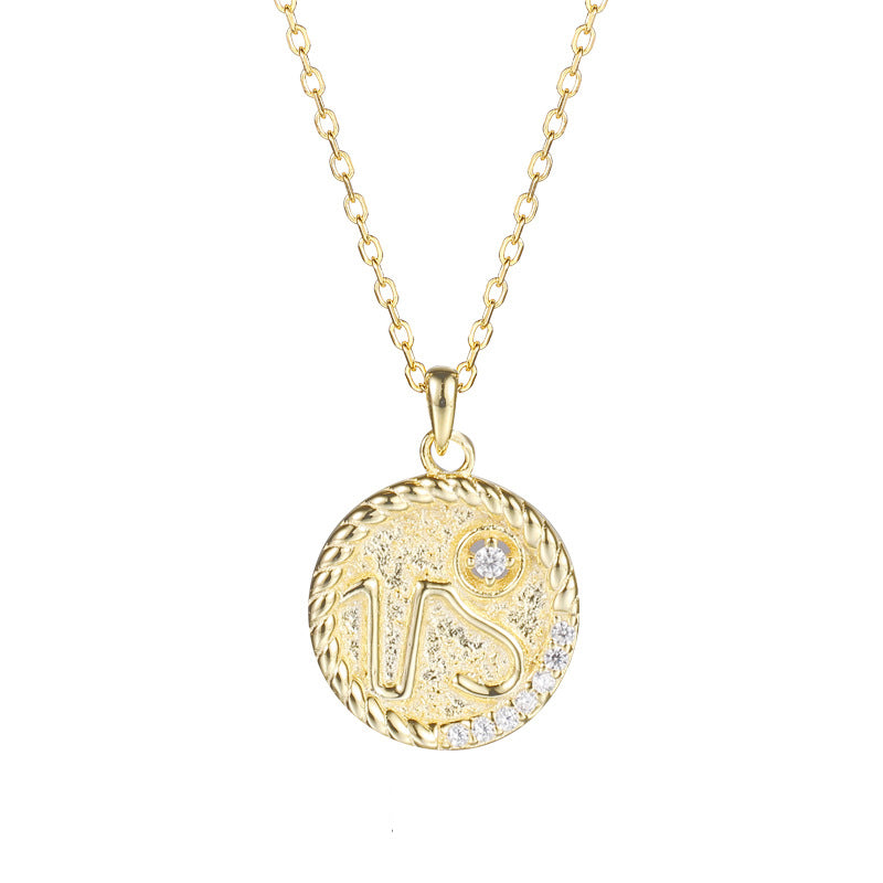Round Zodiac Necklace