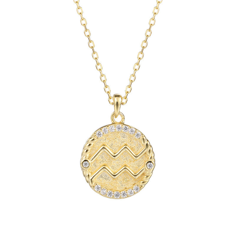 Round Zodiac Necklace