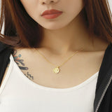 Round Zodiac Necklace