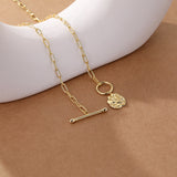 Round Bar Necklace