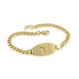 Medical Allergy Bracelet Curb Link
